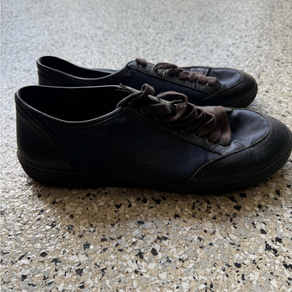 ARMANI Men's Black, Navy Blue and Brown Casual Shoes - Picture 5 of 7
